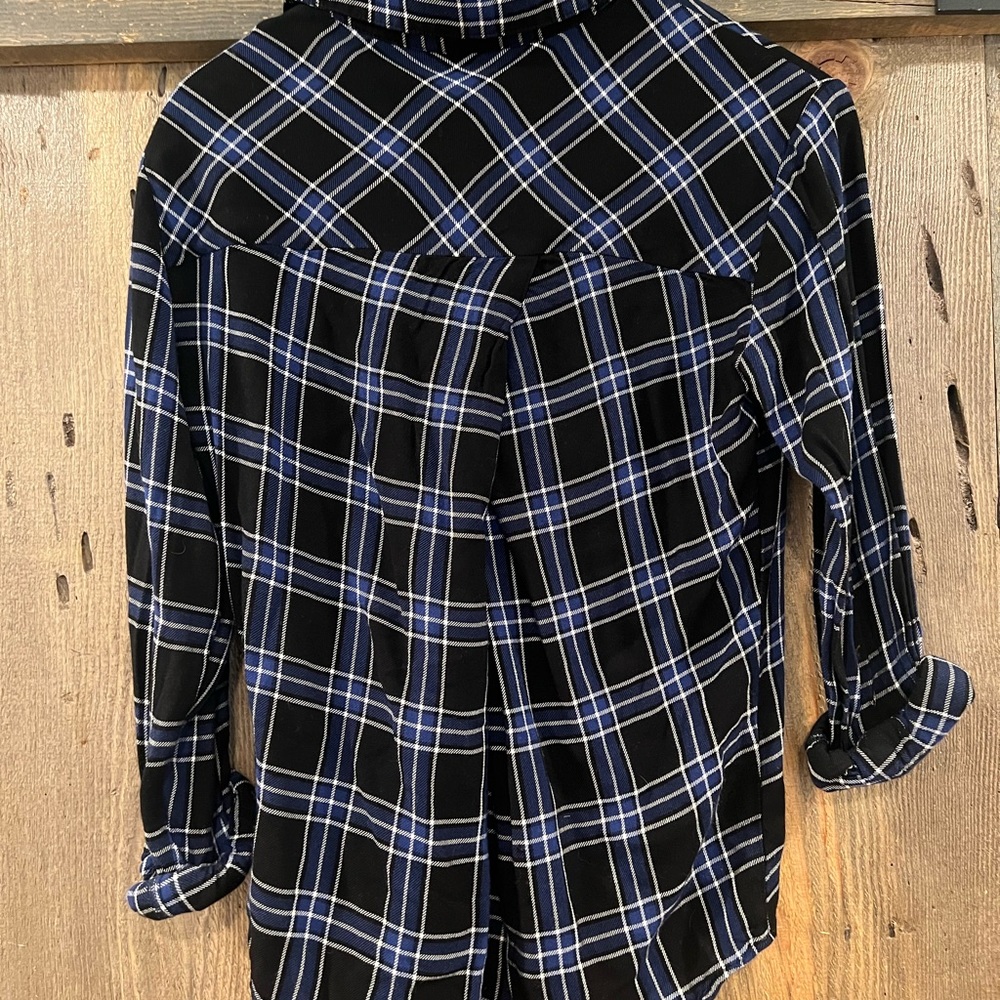Sanctuary Plaid Button Down XS - Picture 3 of 4